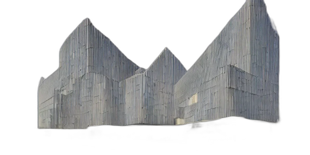building, 3d render, concept art, photorealistic, single, set, open, space transparent PNG cut-out