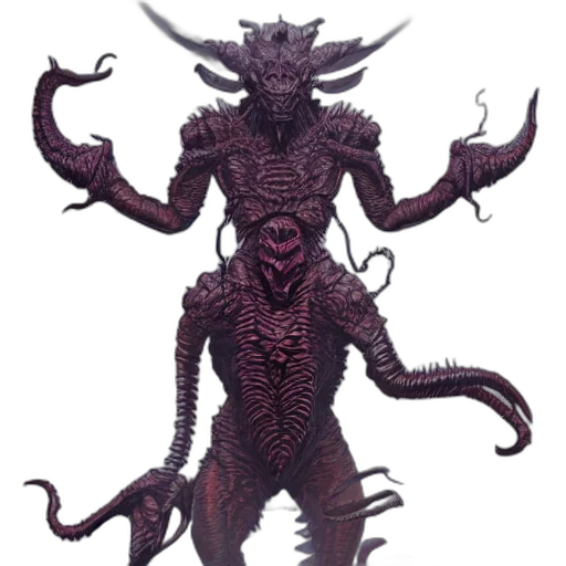 creature, dragon, staff, concept art transparent PNG cut-out