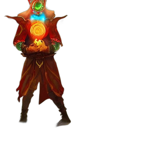 staff, mask, jacket, creature transparent PNG cut-out