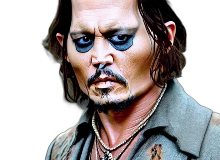 face, photorealistic, fantasy art, comic book art, 3d render, film, still, johnny transparent PNG cut-out