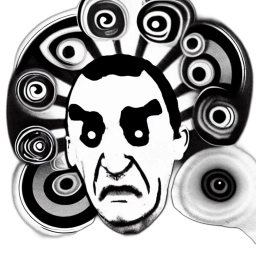 mask, face, staff, cartoon, comic book art, concept art, 3d render, depraved transparent PNG cut-out