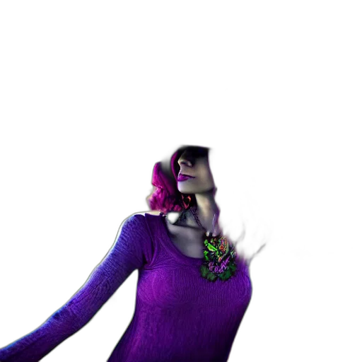 dress, creature, staff, flower, 3d render, concept art, fantasy art, photorealistic transparent PNG cut-out