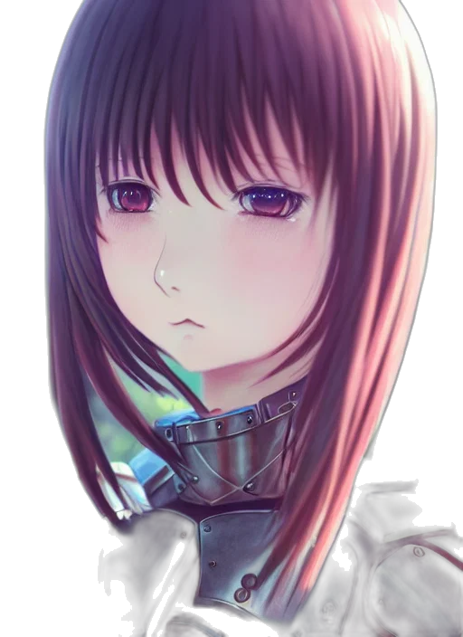 robot, face, crown, mask, anime, fantasy art, photorealistic, concept art transparent PNG cut-out
