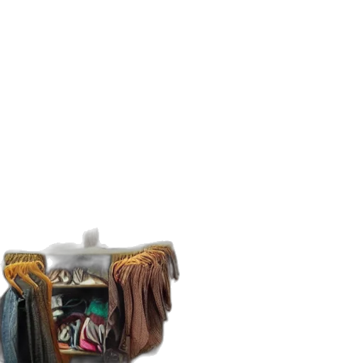 mask, jacket, staff, weapon transparent PNG cut-out