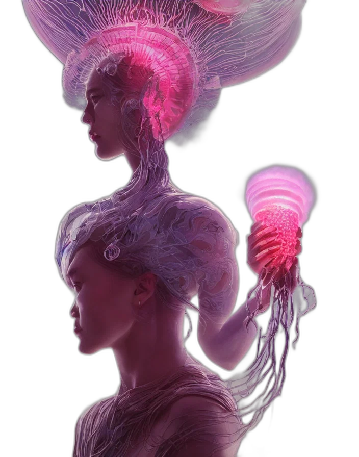 hair, crown, hat, creature transparent PNG cut-out