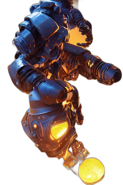 robot, weapon, staff, mask transparent PNG cut-out