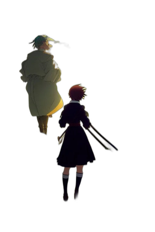 concept art, anime, pixel art, 3d render transparent PNG cut-out