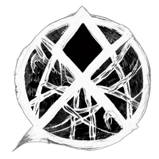 crown, sword, staff, umbrella, fantasy art, concept art, comic book art, monochrome transparent PNG cut-out
