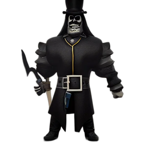 staff, mask, 3d render, concept art transparent PNG cut-out