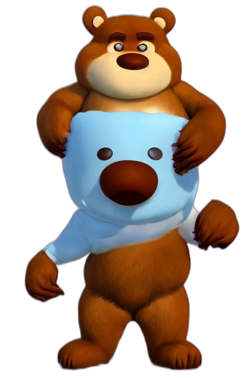 animal, staff, creature, 3d render transparent PNG cut-out