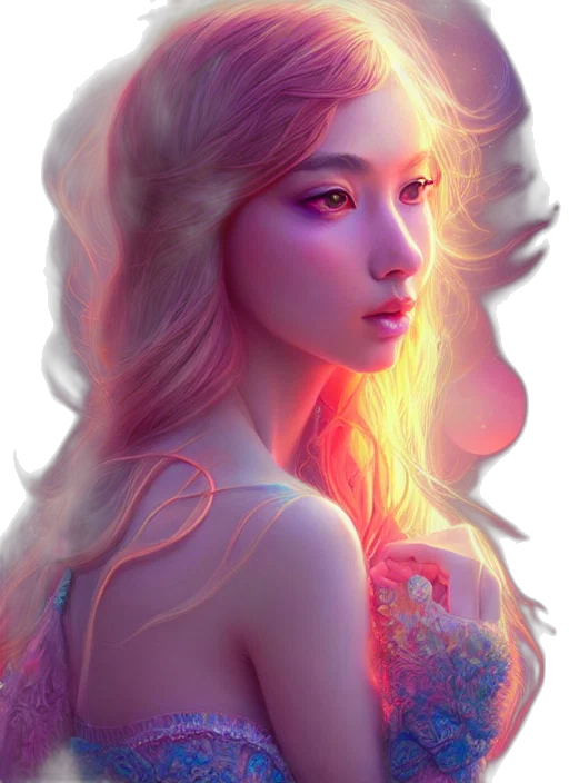 dress, dragon, face, crown transparent PNG cut-out
