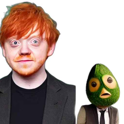 mask, rupert, grint, inside transparent PNG cut-out