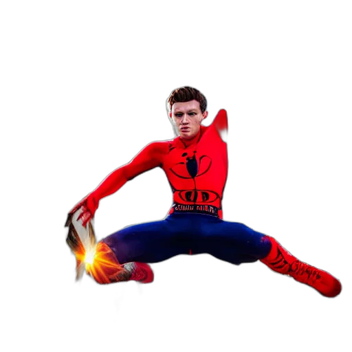 animal, comic book art, pixel art, 3d render, concept art, tom, holland, dabbing transparent PNG cut-out