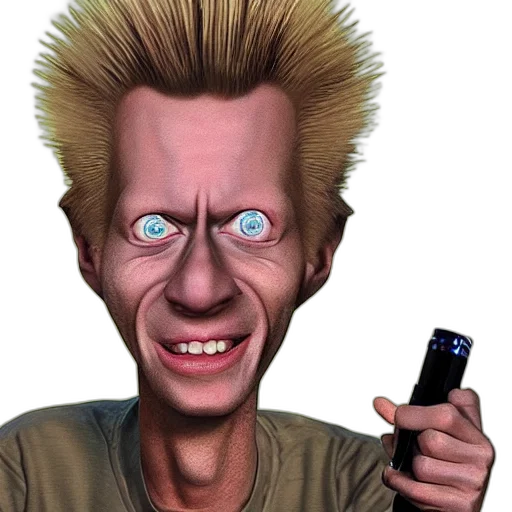 staff, face, hair, creature transparent PNG cut-out