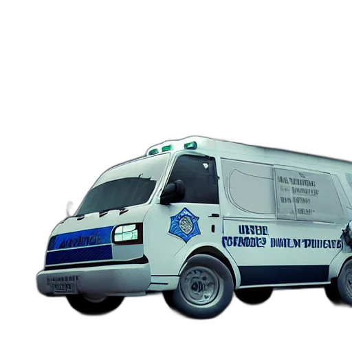 staff, car, 3d render, concept art transparent PNG cut-out