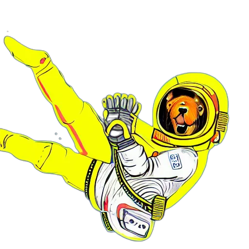 staff, robot, mask, concept art, cartoon, comic book art, pixel art, outer space transparent PNG cut-out
