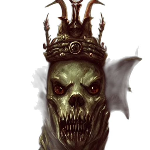 crown, mask, face, creature, fantasy art, concept art, pixel art, photorealistic transparent PNG cut-out