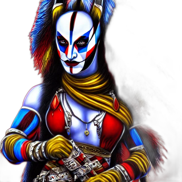 mask, jewelry, fantasy art, concept art, comic book art, pixel art, beautiful, harlequin transparent PNG cut-out