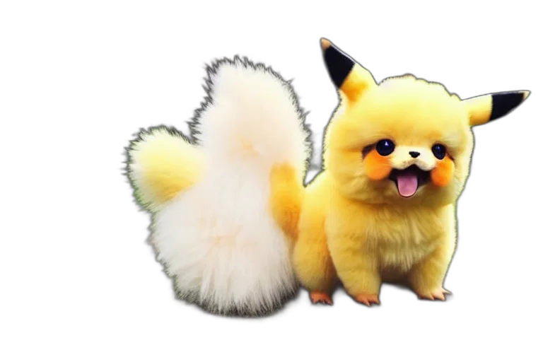 animal, creature, hair, staff, 3d render, concept art, photorealistic, pixel art transparent PNG cut-out