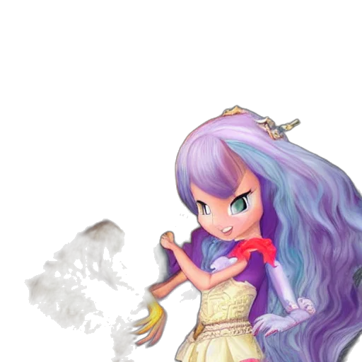 staff, dress, dragon, weapon, fantasy art, pixel art, anime, concept art transparent PNG cut-out