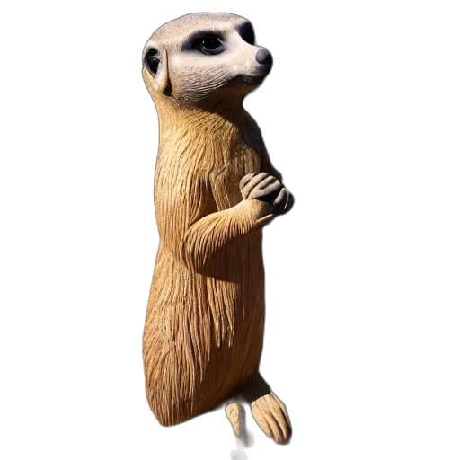 animal, staff, creature, dress, 3d render, concept art, photorealistic, detailed transparent PNG cut-out