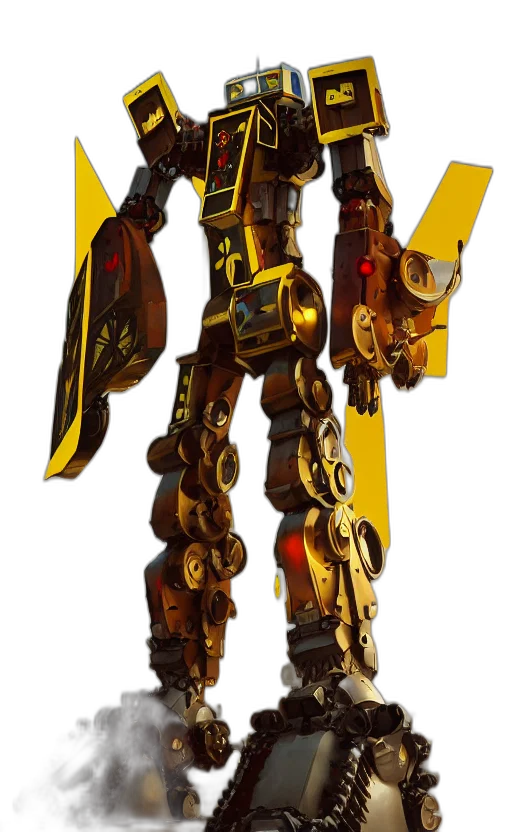 robot, weapon, staff, sword transparent PNG cut-out