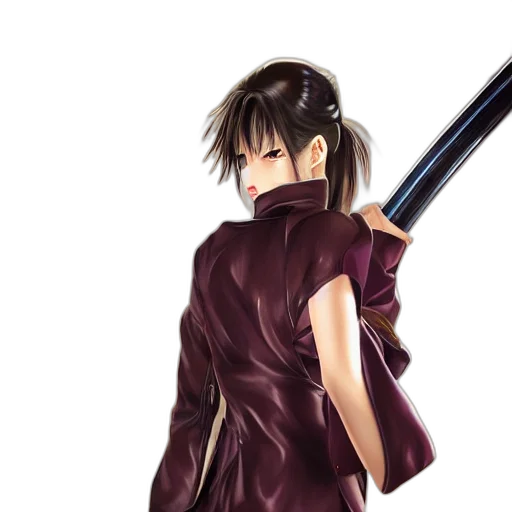 sword, staff, weapon, umbrella, anime, concept art, fantasy art, photorealistic transparent PNG cut-out