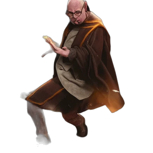 staff, jacket, creature, weapon transparent PNG cut-out