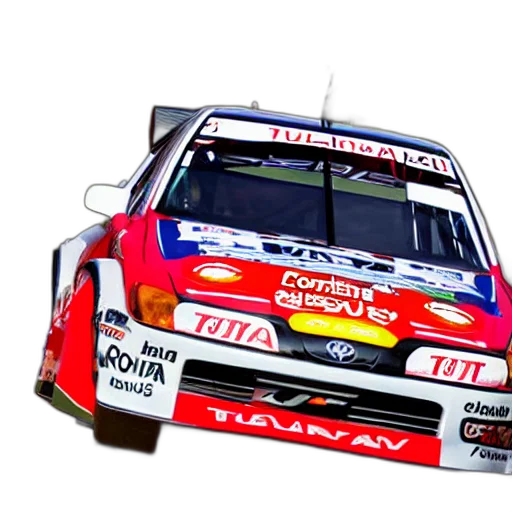 car, toyota, corolla, racing transparent PNG cut-out