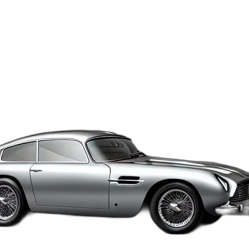 car, photorealistic, retro, futuristic transparent PNG cut-out