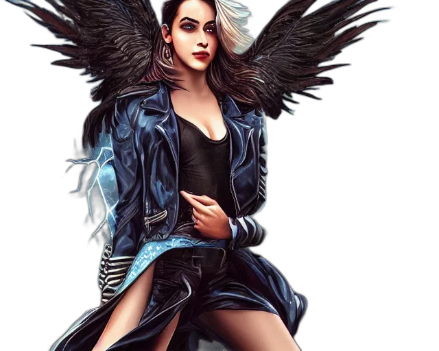 jacket, fantasy art, comic book art, photorealistic transparent PNG cut-out