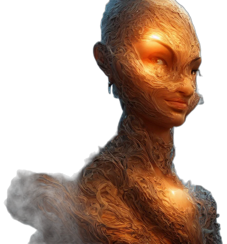 face, mask, creature, dress transparent PNG cut-out