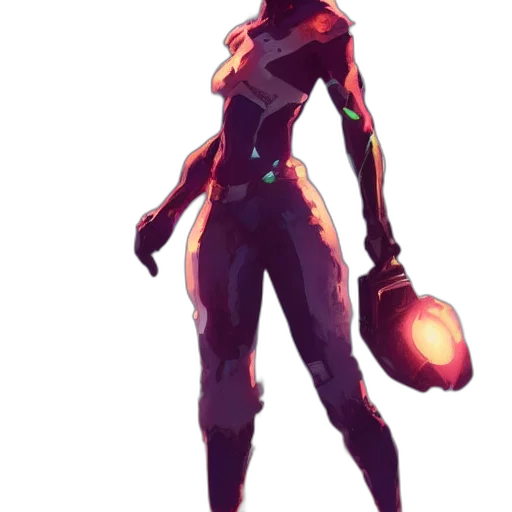 robot, staff, weapon, concept art transparent PNG cut-out