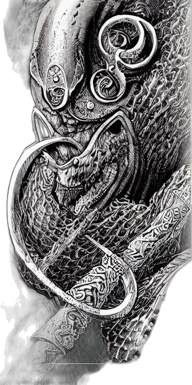 dragon, jewelry, creature, animal, fantasy art, comic book art, pencil sketch, concept art transparent PNG cut-out