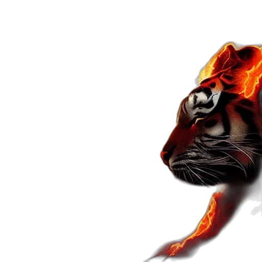 animal, dragon, photorealistic, 3d render, fantasy art, concept art, fire, two transparent PNG cut-out