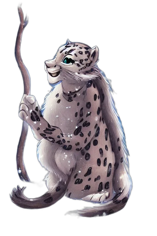 staff, animal, creature, concept art transparent PNG cut-out