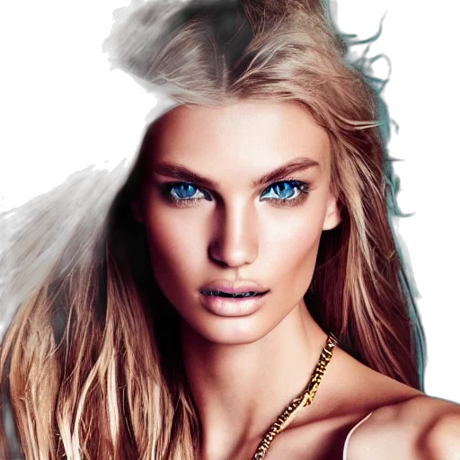 hair, jewelry, face, crown transparent PNG cut-out