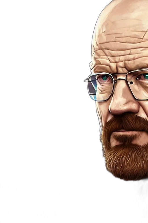 face, photorealistic, comic book art, concept art transparent PNG cut-out