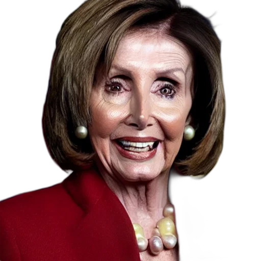 face, mask, weapon, creature, nancy, pelosi, full, beard transparent PNG cut-out