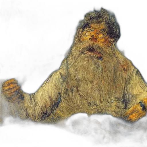 creature, animal, mask, face, concept art, photorealistic, watercolor, fantasy art transparent PNG cut-out