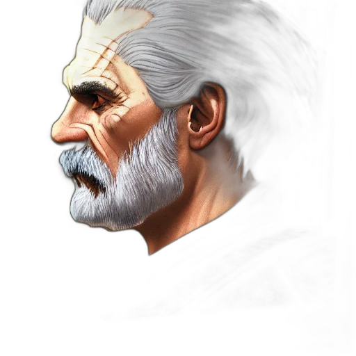 face, staff, mask, creature, concept art, photorealistic, 3d render, fantasy art transparent PNG cut-out