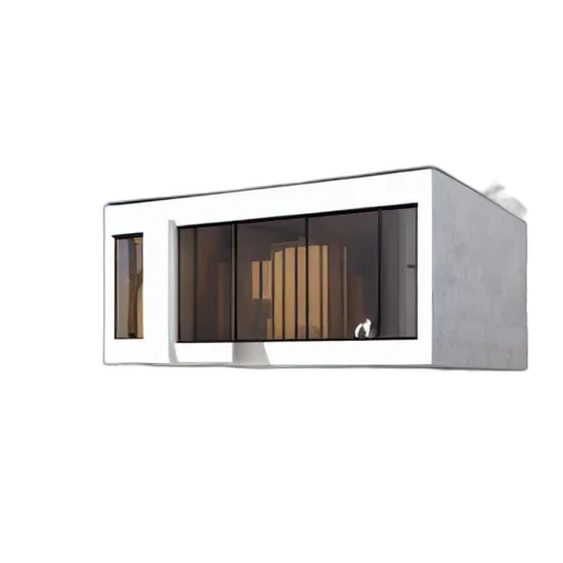 building, furniture, 3d render, photorealistic, concept art, monochrome, earth tones, cat transparent PNG cut-out