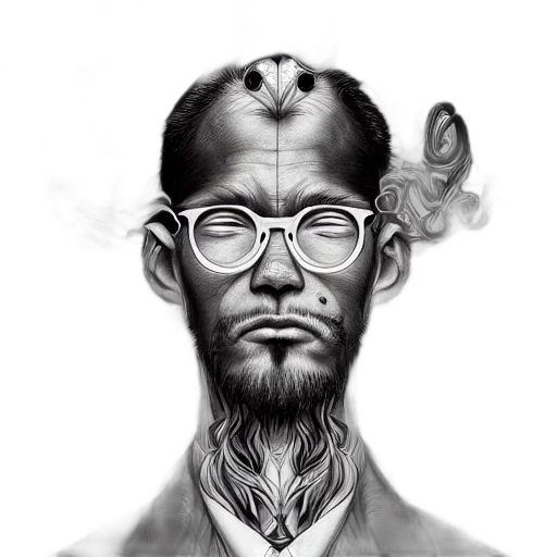 face, staff, mask, crown transparent PNG cut-out