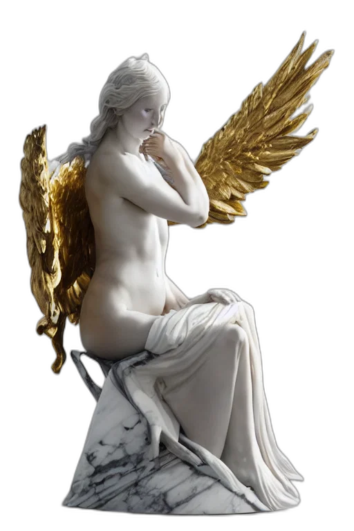 jewelry, fantasy art, photorealistic, concept art, 3d render, golden, beautiful, white transparent PNG cut-out