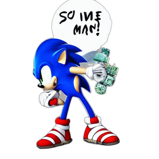 mask, robot, animal, concept art, 3d render, pixel art, comic book art, sonic transparent PNG cut-out
