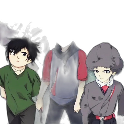 mask, jacket, anime, concept art transparent PNG cut-out