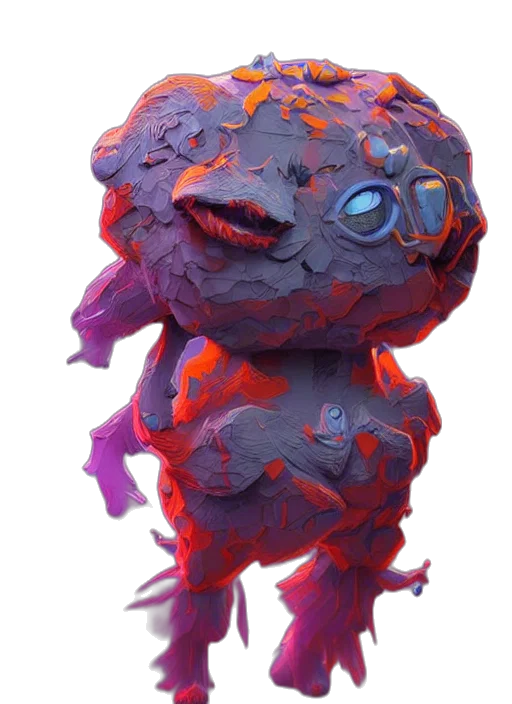 creature, robot, mask, dragon transparent PNG cut-out