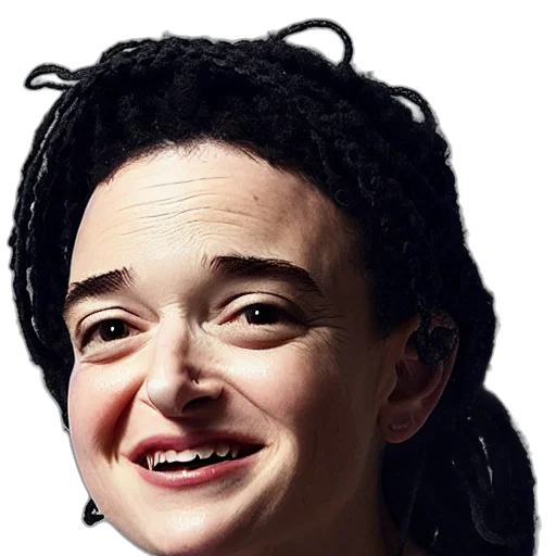 face, hair, mask, creature transparent PNG cut-out