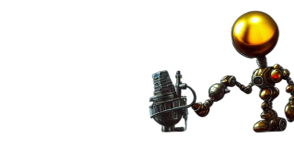 robot, weapon, staff, sword transparent PNG cut-out