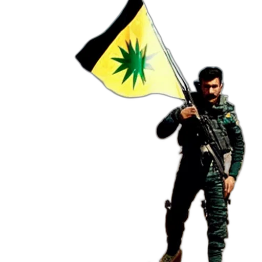 weapon, kurdish, astronaut, holding transparent PNG cut-out